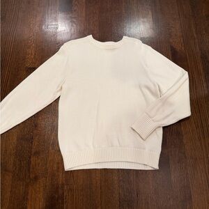 Brandy Melville Cream Crew Neck Sweater